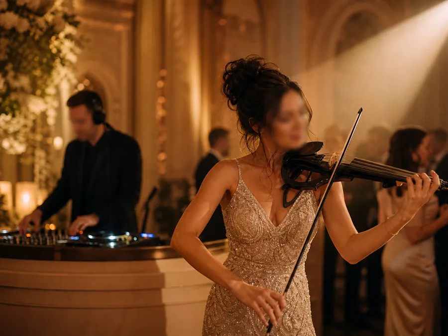 Nastup sa violinom uz DJ set na venčanju